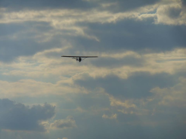 Flying through the air